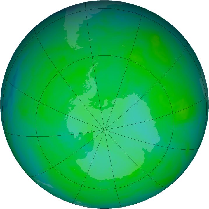 Ozone Map 1982-12-18